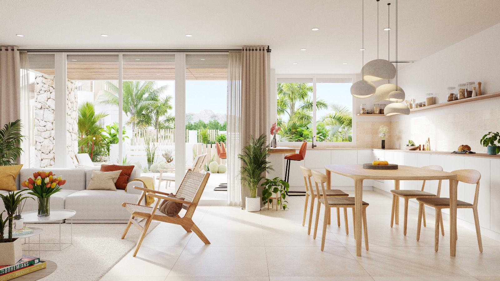 Villas y Bungalows con 3 y 2 Dormintorios en San Juan de los Terreros con Vistas al Mar. Entrega 12/2026