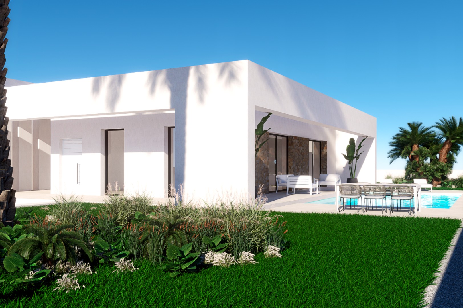 Villa témoin 3 + 1 chambres à Finestrat avec vue sur mer