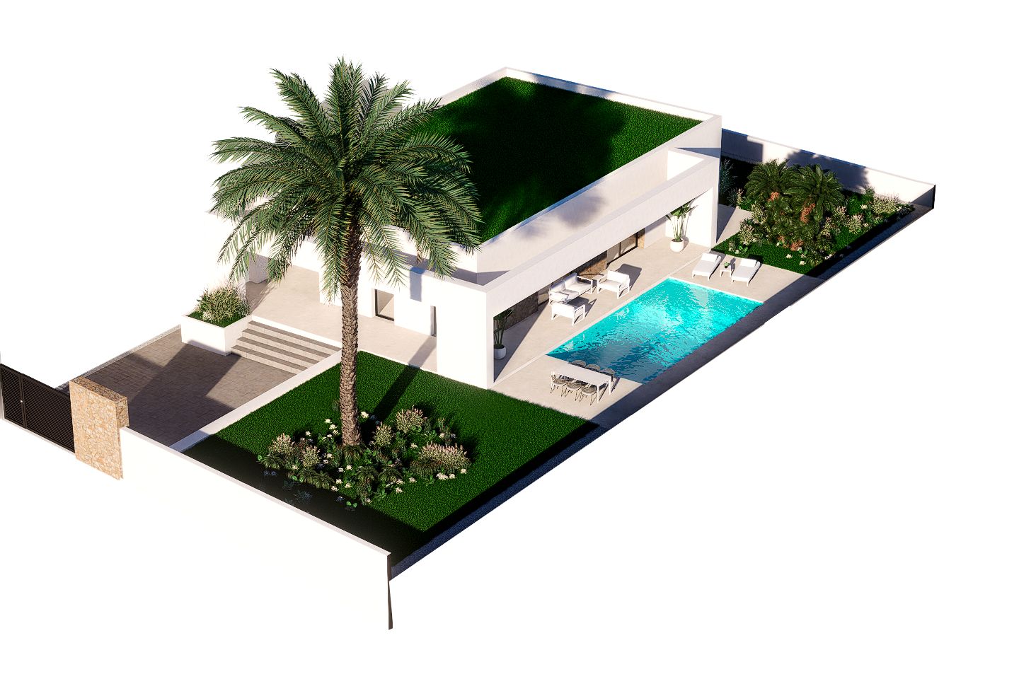 Villa témoin 3 + 1 chambres à Finestrat avec vue sur mer