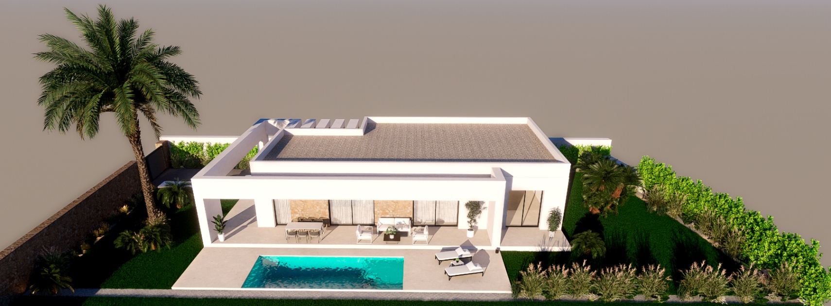 Villa témoin 3 + 1 chambres à Finestrat avec vue sur mer