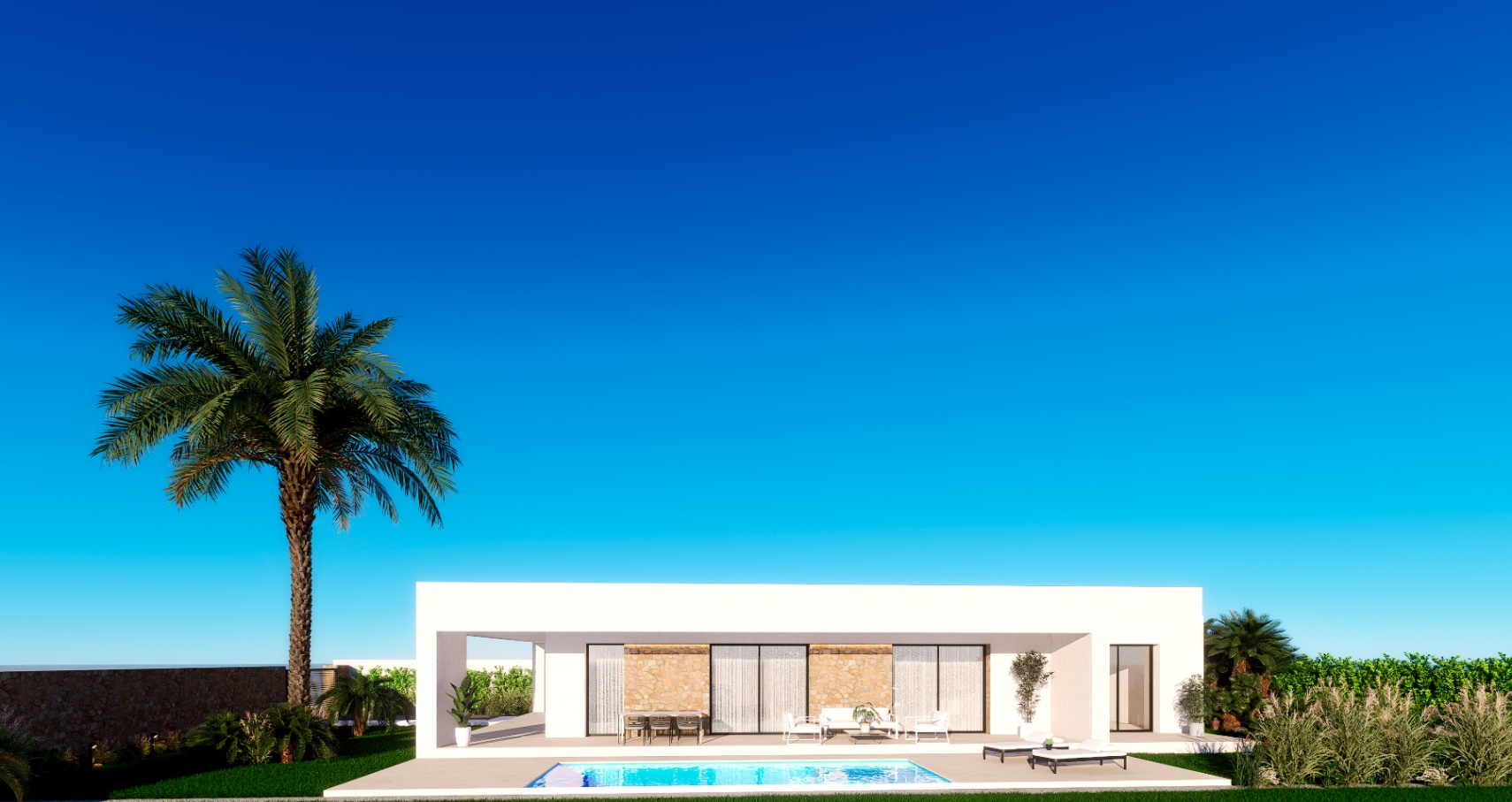 Villa témoin 3 + 1 chambres à Finestrat avec vue sur mer