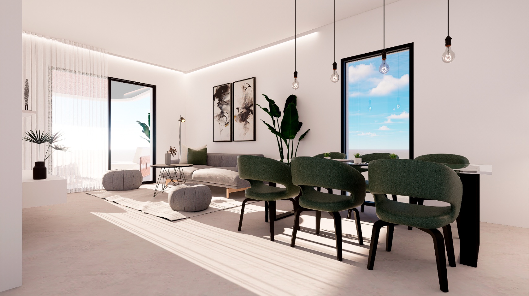 Ultimos Apartamentos de 2 Dormitorios en Finestrat con Vistas al Mar. Entrega Finales 2027