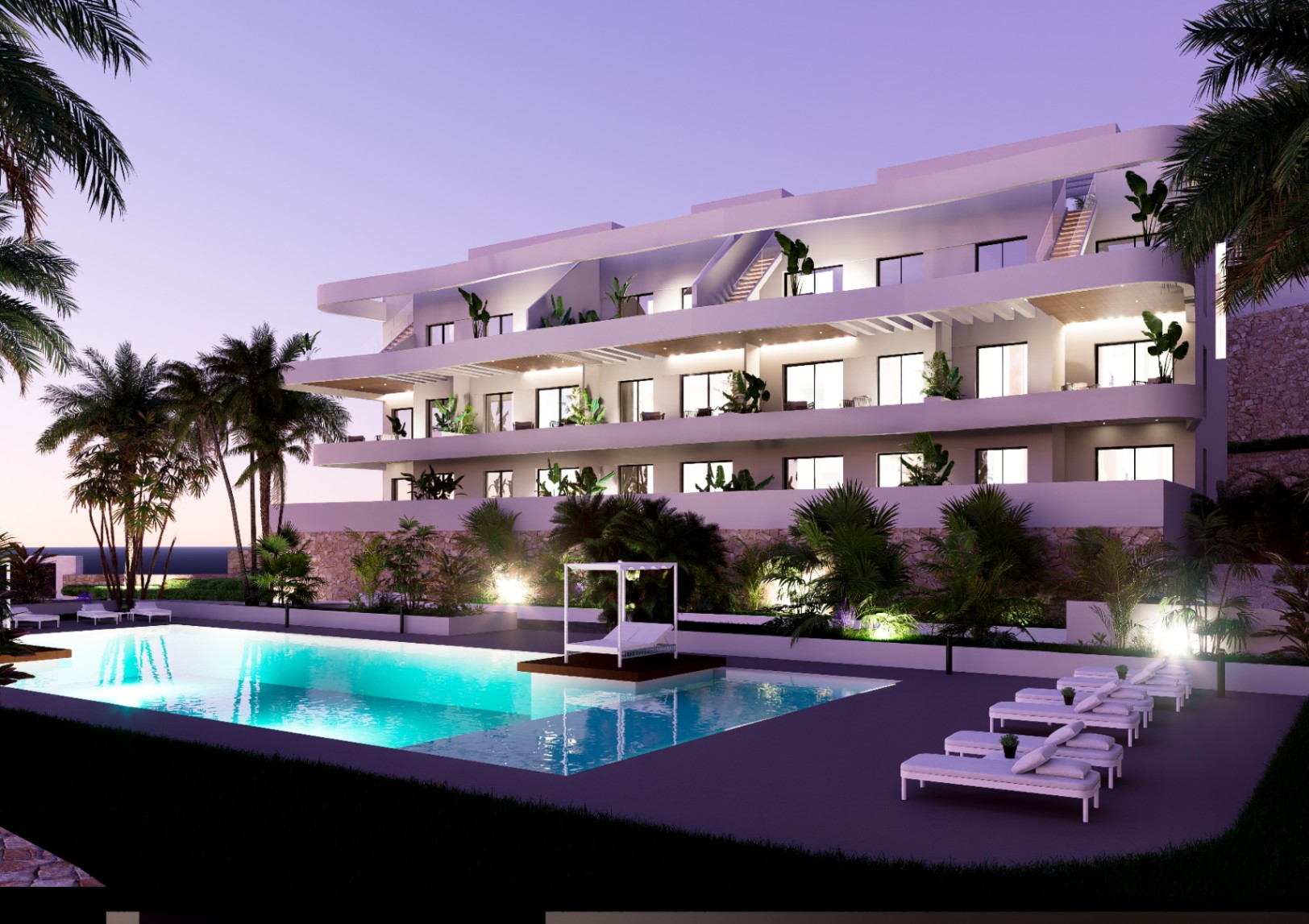 Ultimos Apartamentos de 2 Dormitorios en Finestrat con Vistas al Mar. Entrega Finales 2027