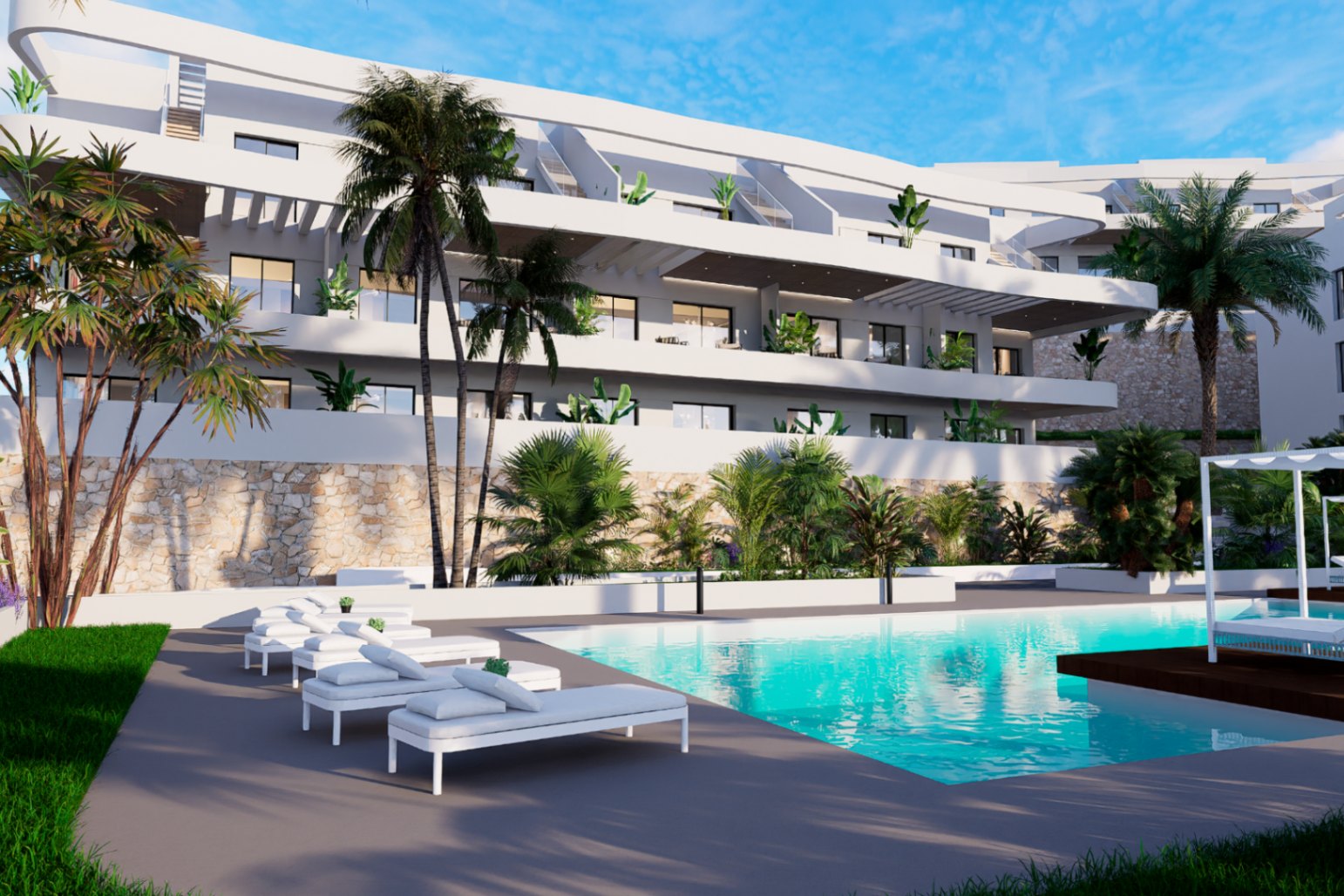 Ultimos Apartamentos de 2 Dormitorios en Finestrat con Vistas al Mar. Entrega Finales 2027