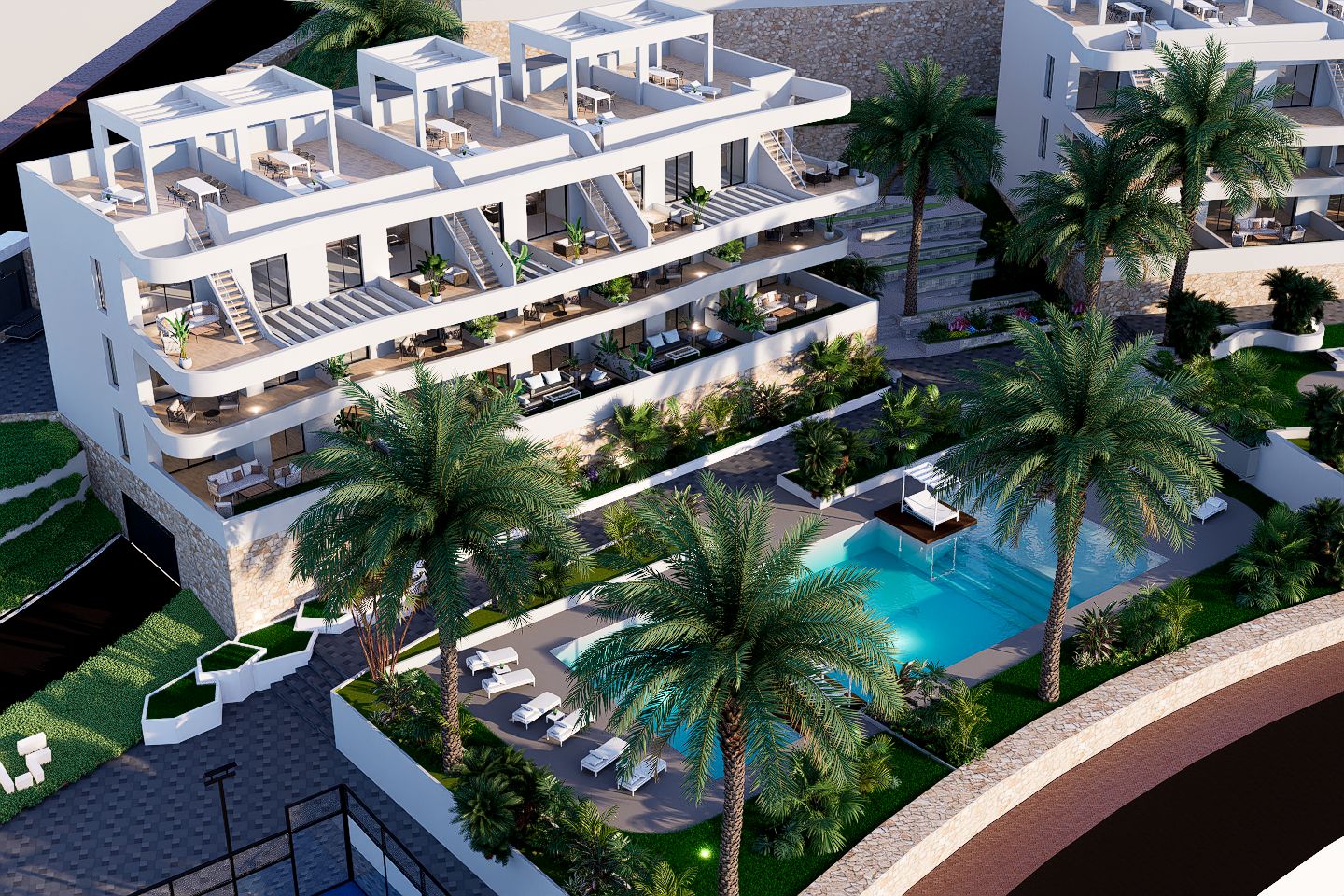 Ultimos Apartamentos de 2 Dormitorios en Finestrat con Vistas al Mar. Entrega Finales 2027