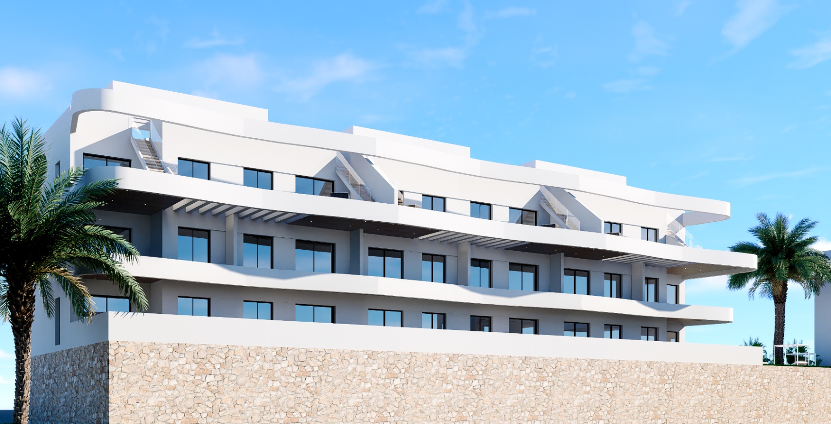 Ultimos Apartamentos de 2 Dormitorios en Finestrat con Vistas al Mar. Entrega Finales 2027