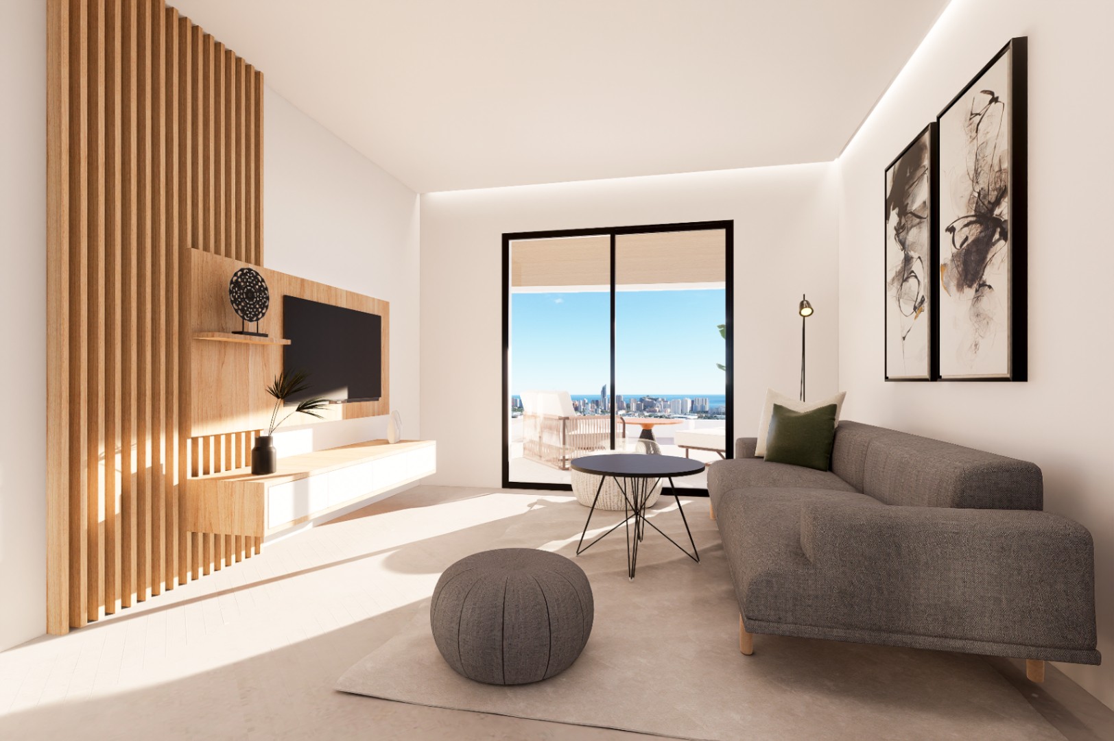 Ultimos Apartamentos de 2 Dormitorios en Finestrat con Vistas al Mar. Entrega Finales 2027