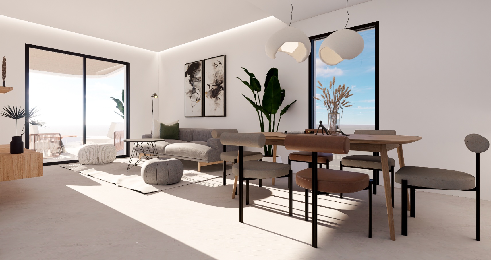Ultimos Apartamentos de 2 Dormitorios en Finestrat con Vistas al Mar. Entrega Finales 2027