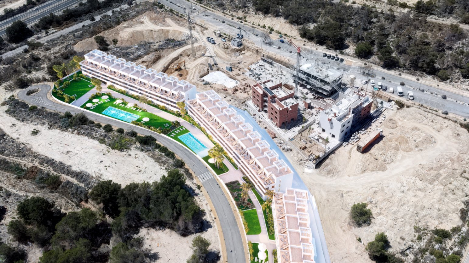 Apartamentos en Finestrat de 2 Dormitorios con Vistas al Mar. Disponibles a partir de Diciembre 2027