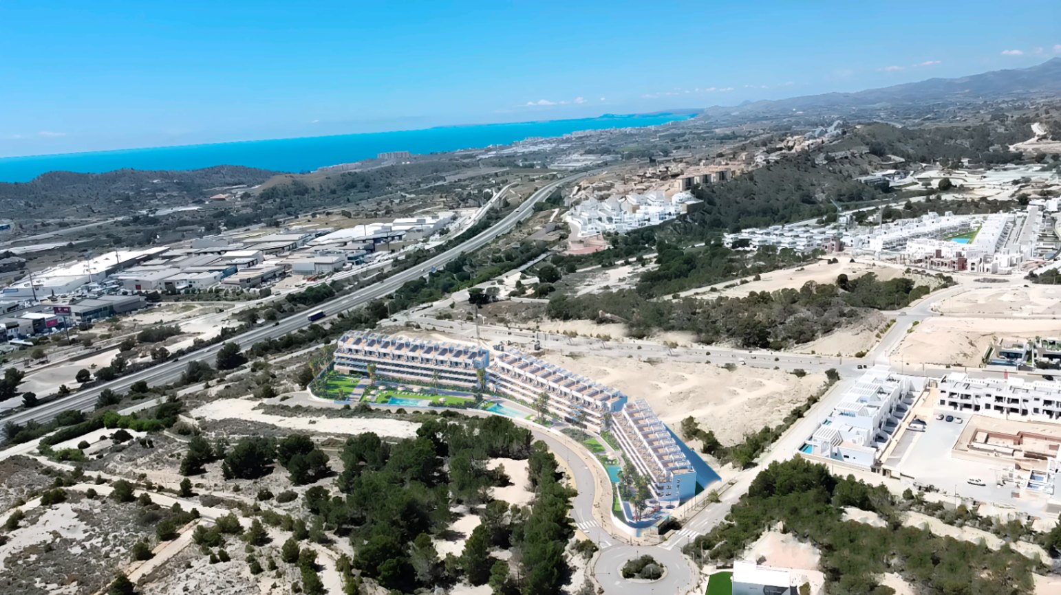 Apartamentos en Finestrat de 2 Dormitorios con Vistas al Mar. Disponibles a partir de Diciembre 2027