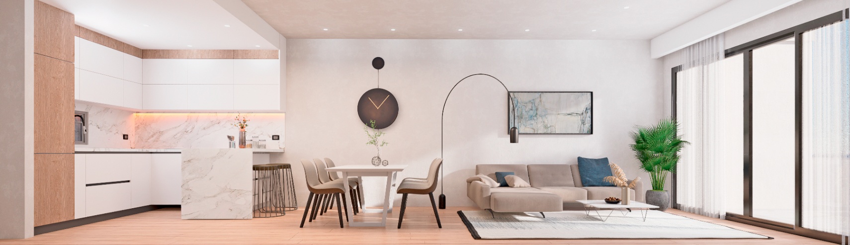 Bungalows de lujo en Torrevieja con 2 dormitorios y 2 baños. Ultimas dos Viviendas. Entrega Sept. 2026
