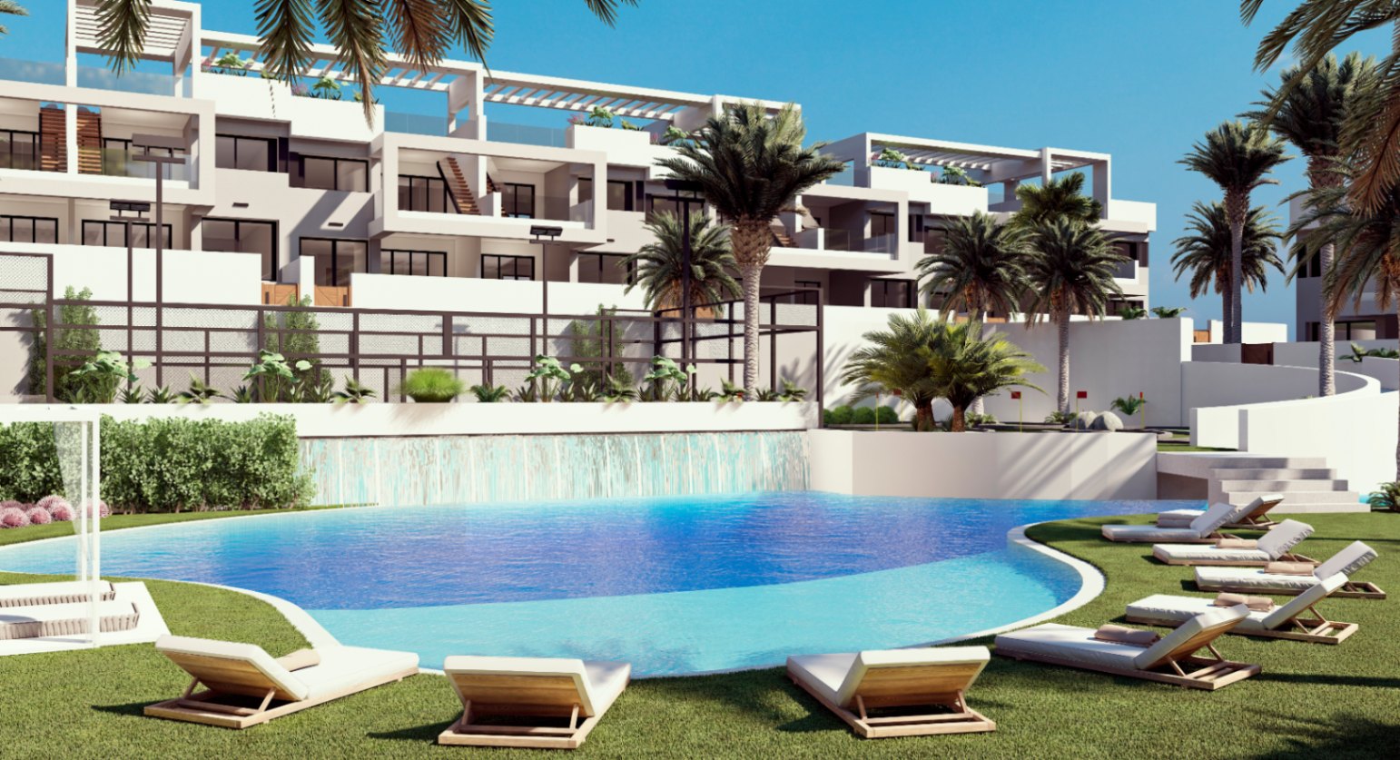 Bungalows de lujo en Torrevieja con 2 dormitorios y 2 baños. Ultimas dos Viviendas. Entrega Sept. 2026