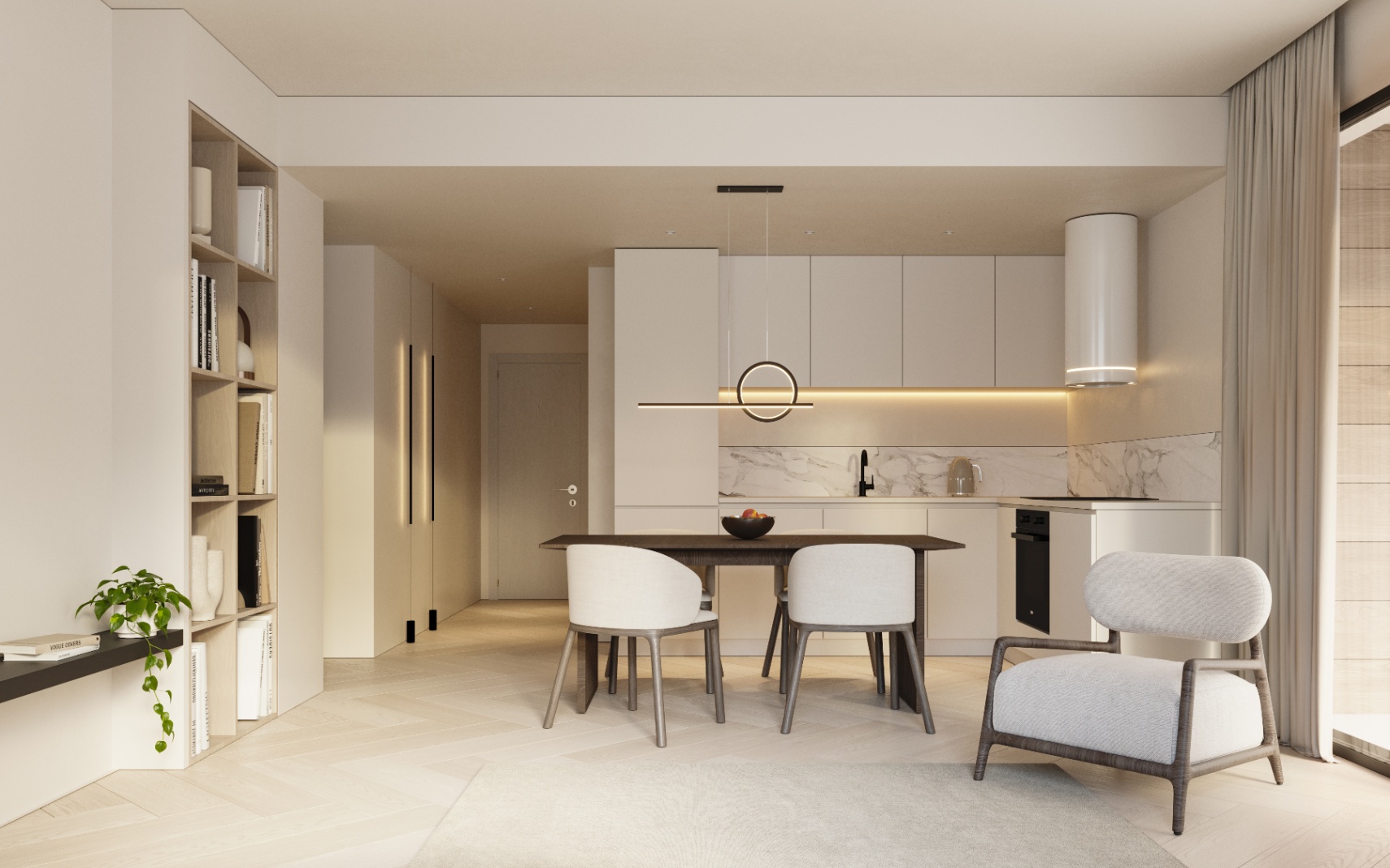 Apartamento de Lujo en Calpe de 3 dormitorios a 200 Metros de la Playa. fecha de Entrega 2027