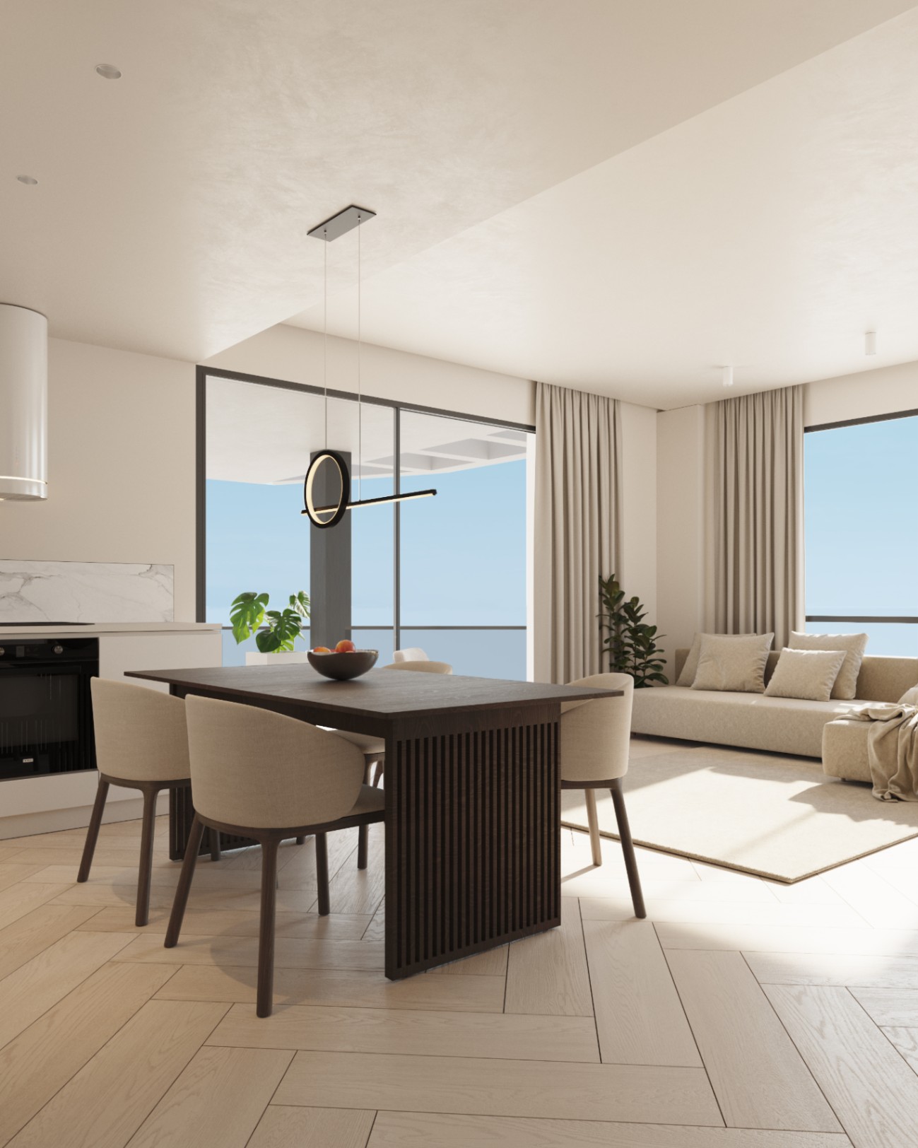 Apartamento de Lujo en Calpe de 3 dormitorios a 200 Metros de la Playa. fecha de Entrega 2027