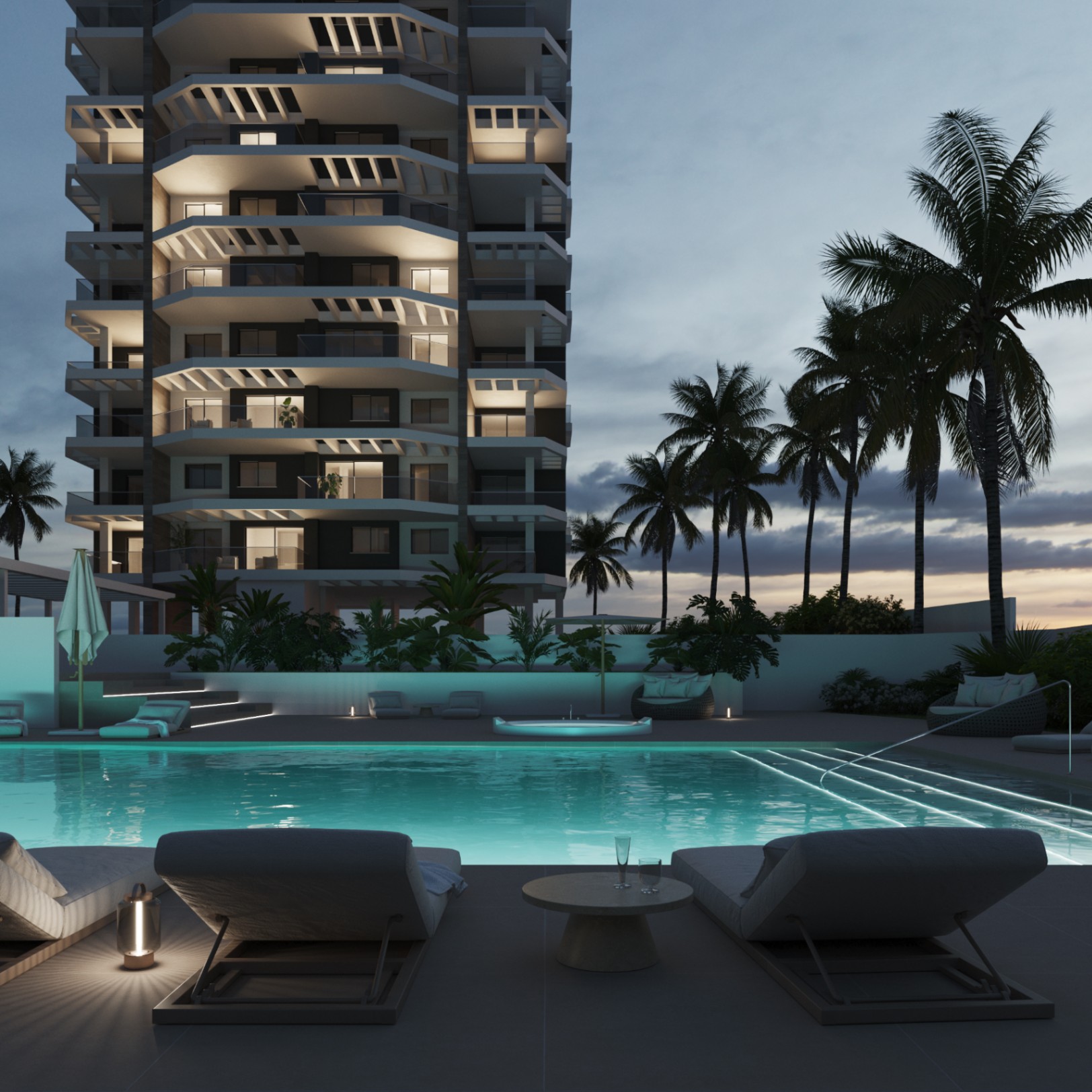 Apartamentos y Aticos de 2 y 3 Dormitorios a 200 Metros de la Playa de Calpe
