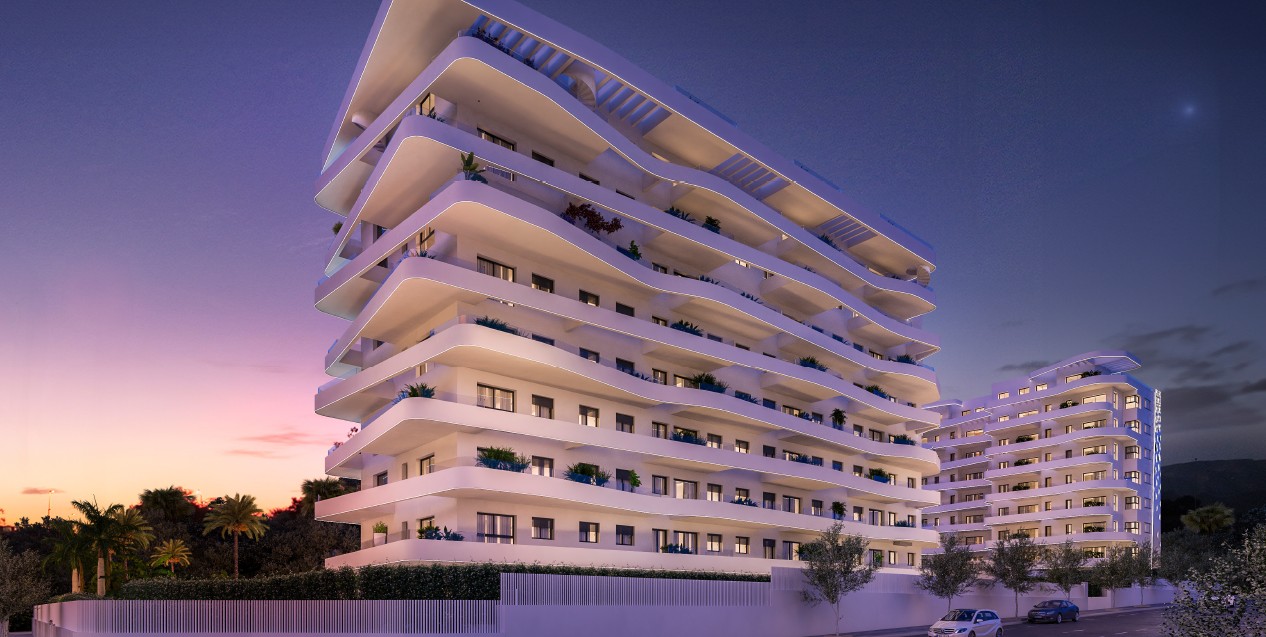 Apartamentos y Aticos a 200 Metros de Playa en Villajoyosa. Nueva Promoción