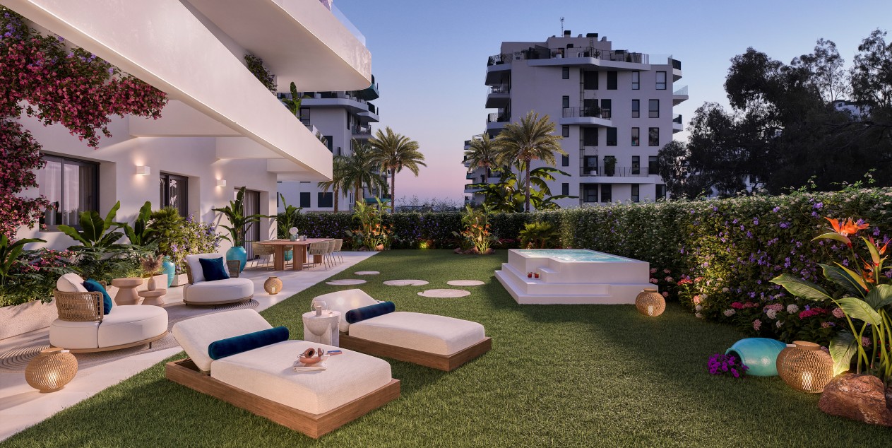 Apartamentos y Aticos a 200 Metros de Playa en Villajoyosa. Nueva Promoción
