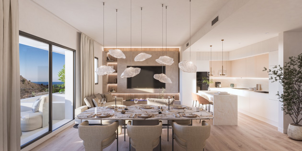 Apartamentos y Aticos a 200 Metros de Playa en Villajoyosa. Nueva Promoción