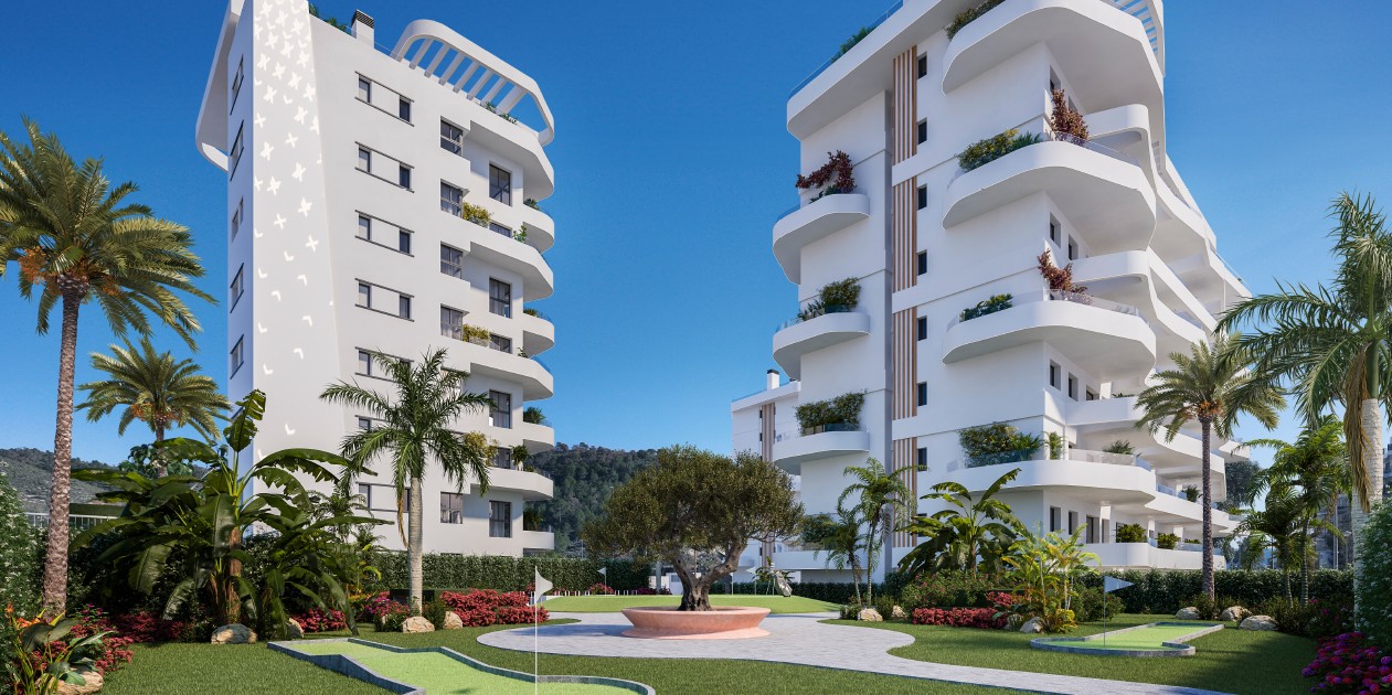 Apartamentos y Aticos a 200 Metros de Playa en Villajoyosa. Nueva Promoción