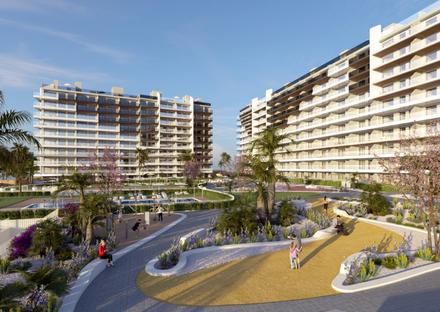 Apartamentos y Aticos de 2 y 3 Dormitorios con Vistas al Mar. Entrega Fase I Septiembre 2027 / Entrega Fase II Febrero 2028