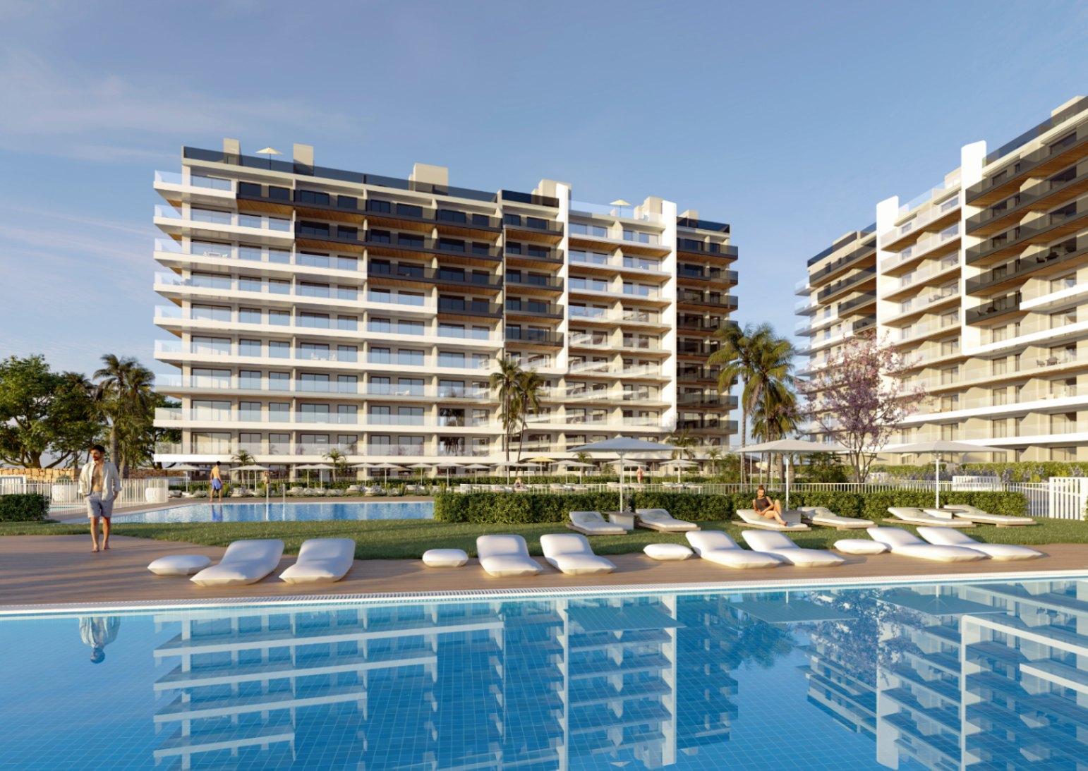 Apartamentos y Aticos de 2 y 3 Dormitorios con Vistas al Mar. Entrega Fase I Septiembre 2027 / Entrega Fase II Febrero 2028