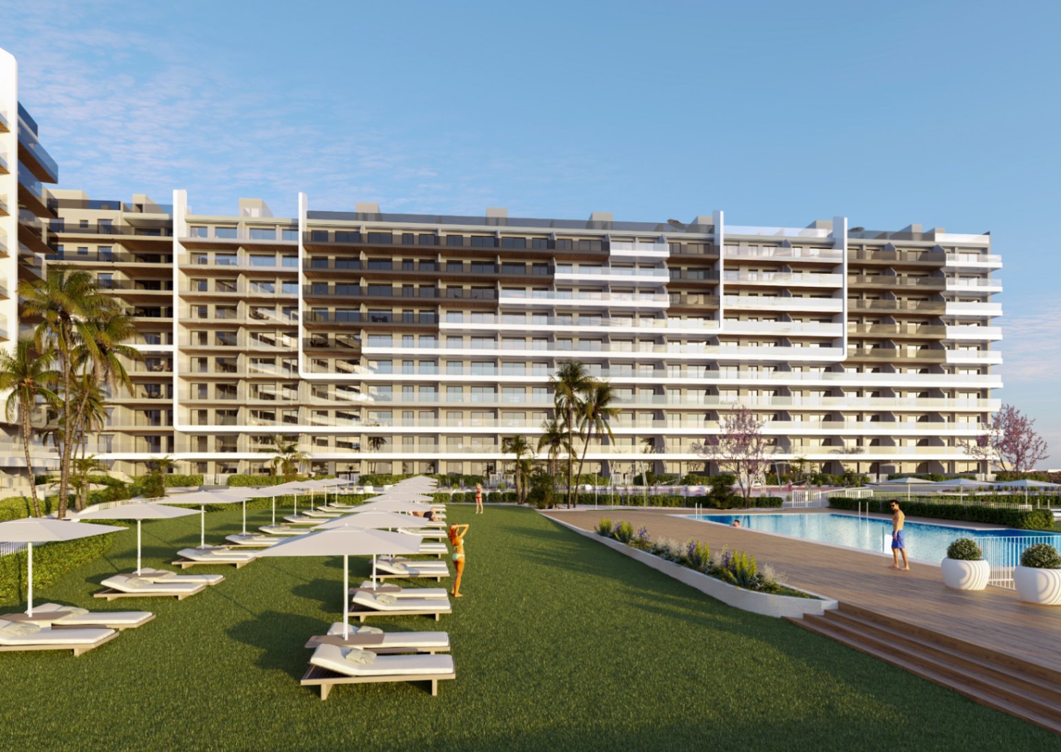 Apartamentos y Aticos de 2 y 3 Dormitorios con Vistas al Mar. Entrega Fase I Septiembre 2027 / Entrega Fase II Febrero 2028
