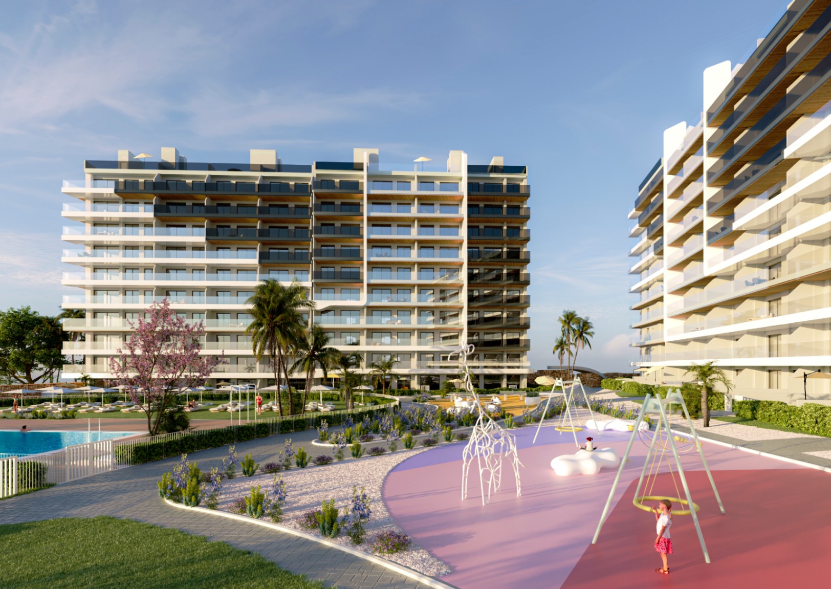 Apartamentos y Aticos de 2 y 3 Dormitorios con Vistas al Mar. Entrega Fase I Septiembre 2027 / Entrega Fase II Febrero 2028
