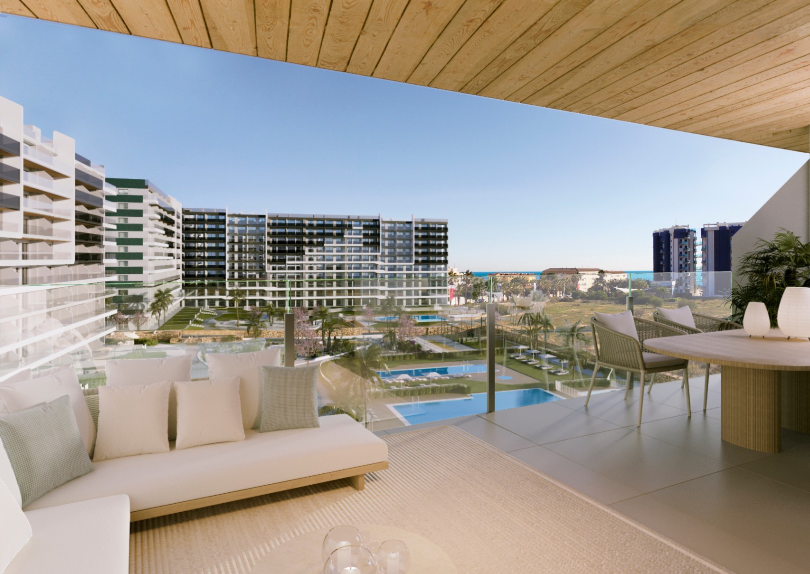 Apartamentos y Aticos de 2 y 3 Dormitorios con Vistas al Mar. Entrega Fase I Septiembre 2027 / Entrega Fase II Febrero 2028