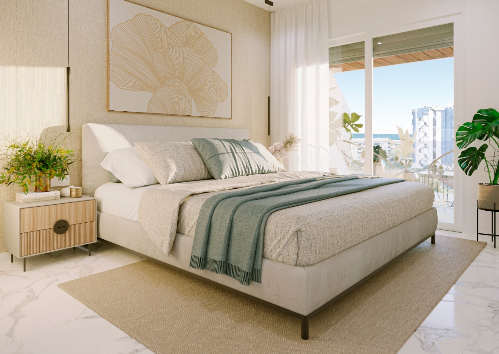 Apartamentos y Aticos de 2 y 3 Dormitorios con Vistas al Mar. Entrega Fase I Septiembre 2027 / Entrega Fase II Febrero 2028