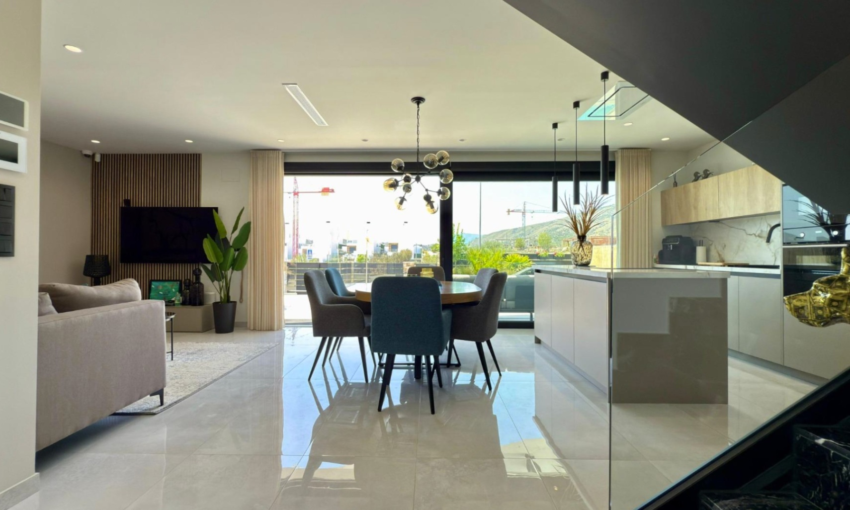 Magnifica Villa con vistas al mar .