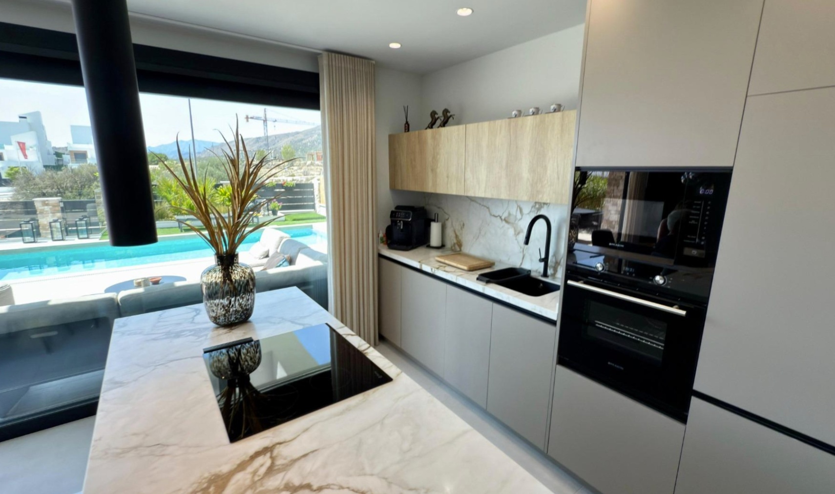 Magnifica Villa con vistas al mar .