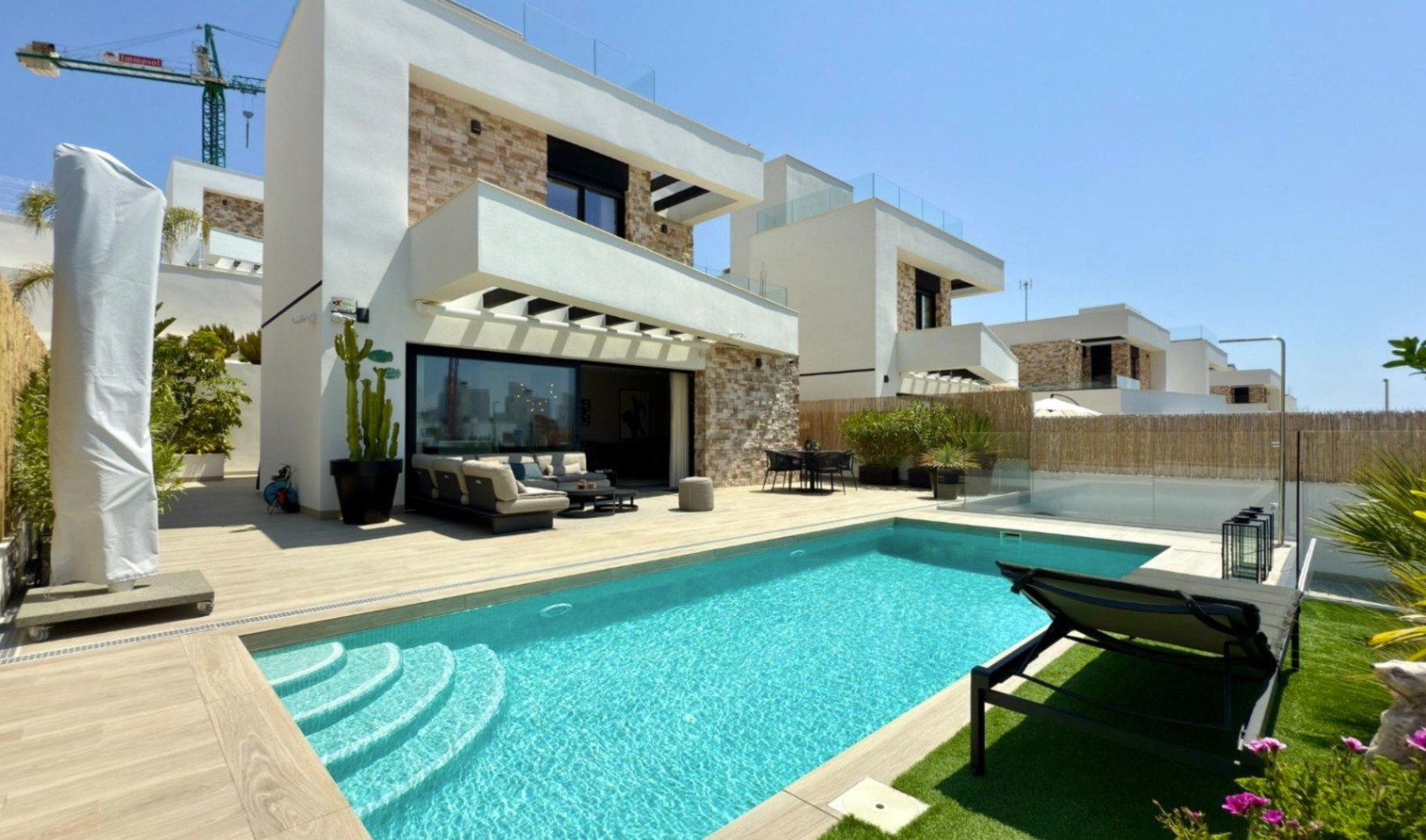 Magnifica Villa con vistas al mar .