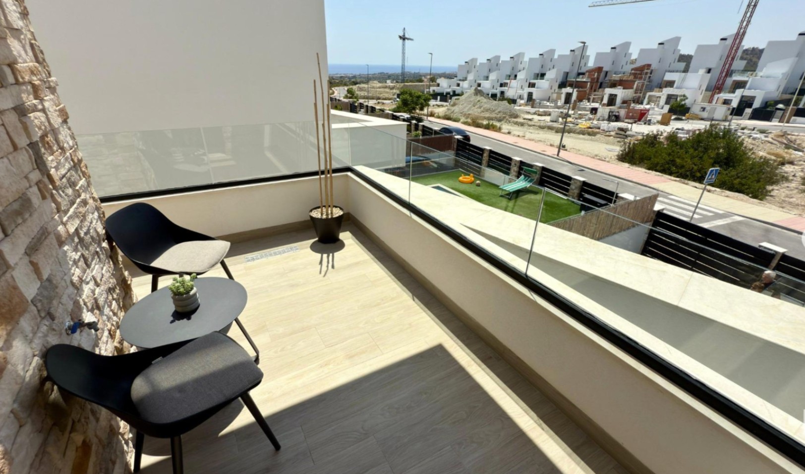 Magnifica Villa con vistas al mar .