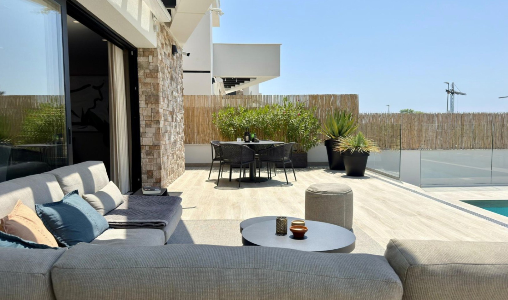 Magnifica Villa con vistas al mar .