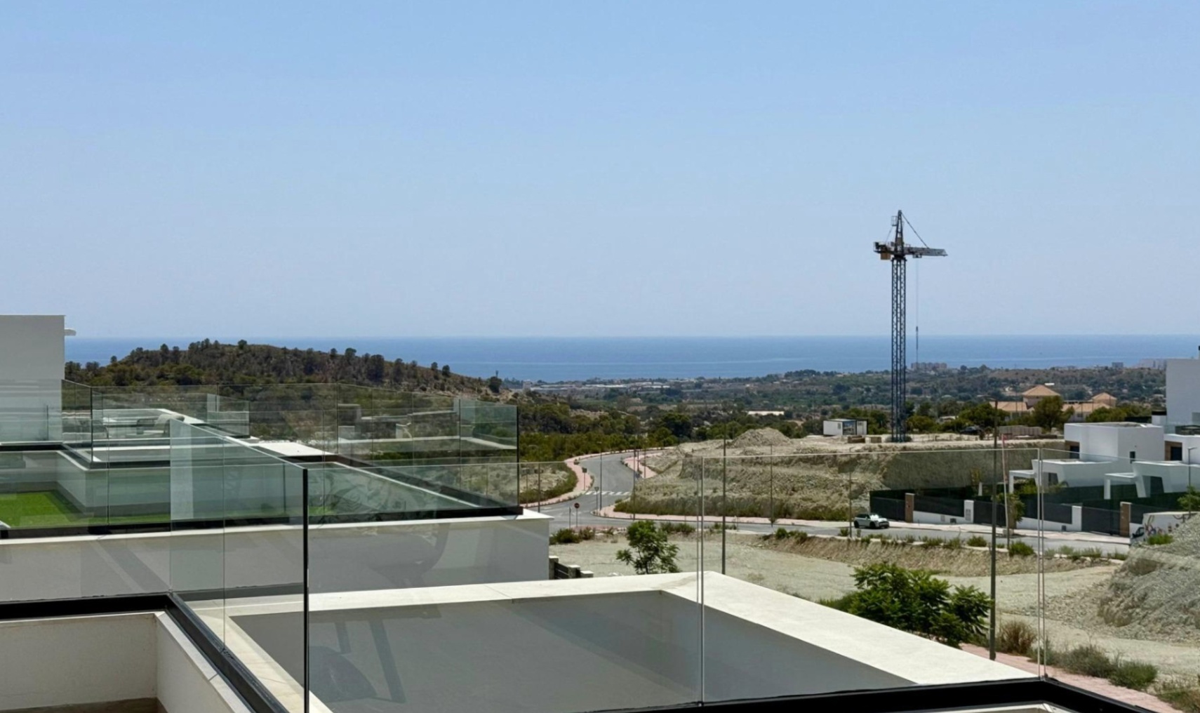 Magnifica Villa con vistas al mar .
