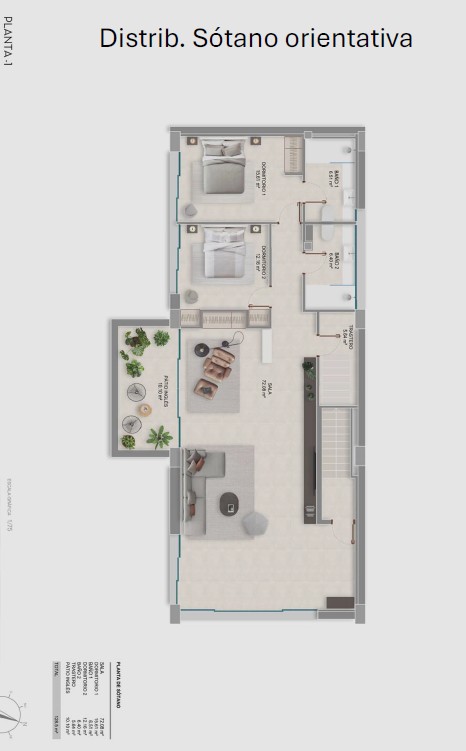 Parcela Urbana para Construir 4 Villas de 300m2 cerca de todos los Servicios