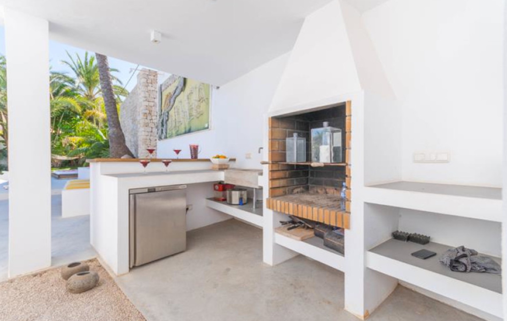 Mediterrane Villa mit tropischem Garten und privatem Pool