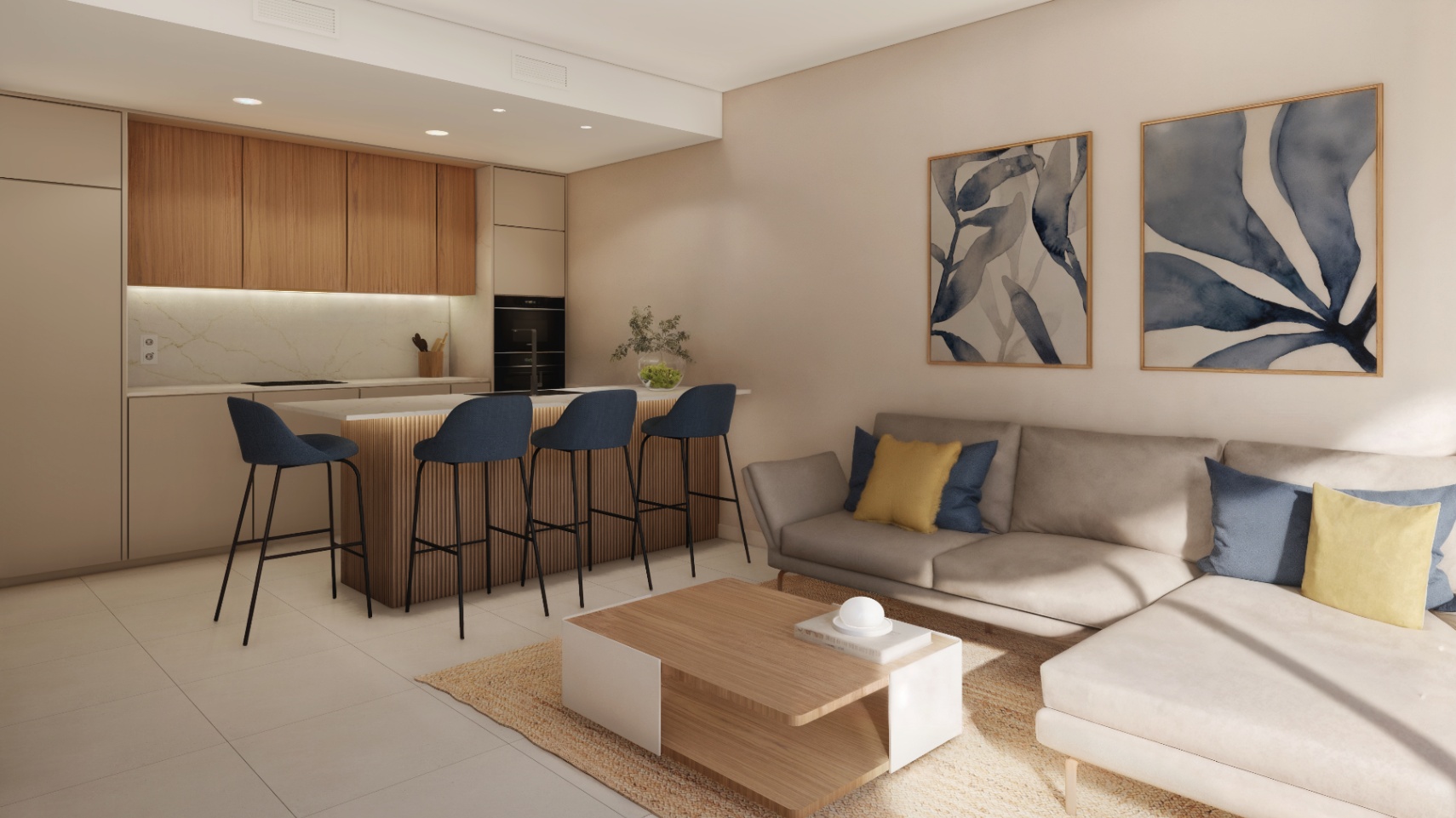 Apartamentos con Vistas al Mar de 1 y 2 Dormitorios en Villajoyosa