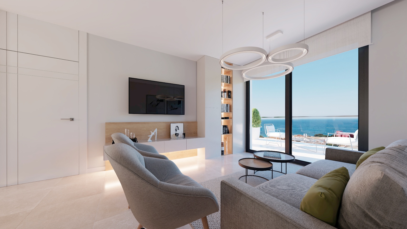 Apartamentos con Vistas al Mar de 1 y 2 Dormitorios en Villajoyosa