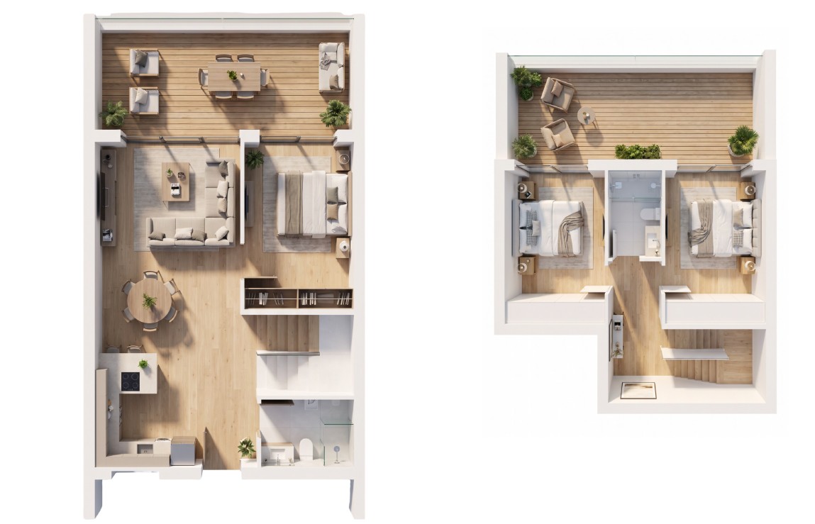 Chalet te koop met 3 slaapkamers, tuin en privézwembad