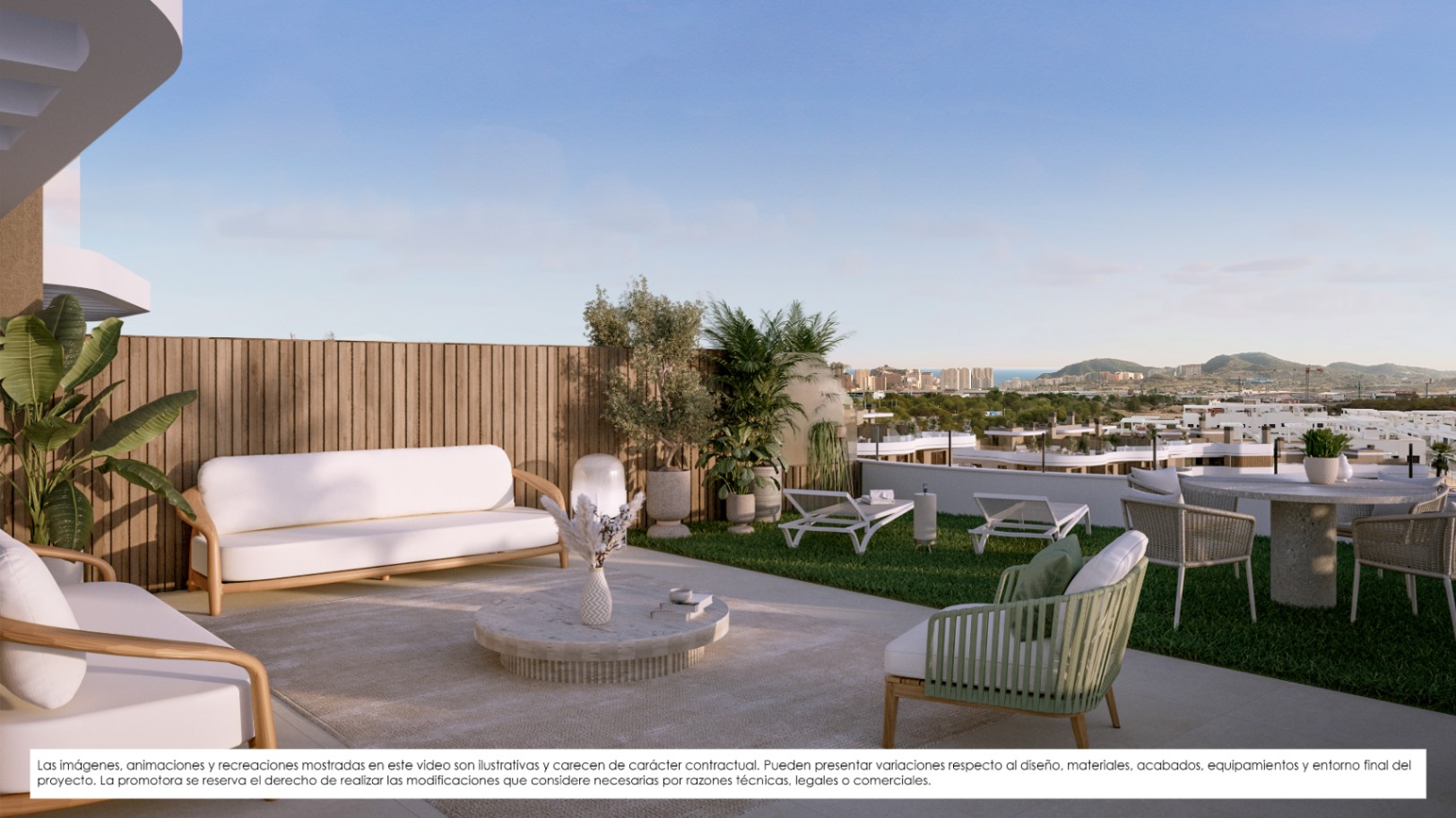 Apartamento nuevo en Finestrat con 2 habitaciones y piscina comunitaria