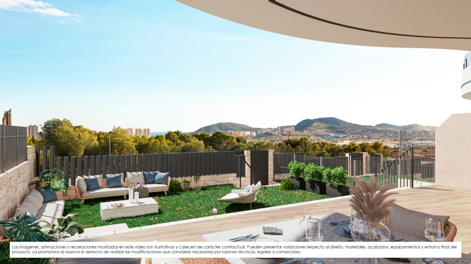 Apartamento nuevo en Finestrat con 2 habitaciones y piscina comunitaria