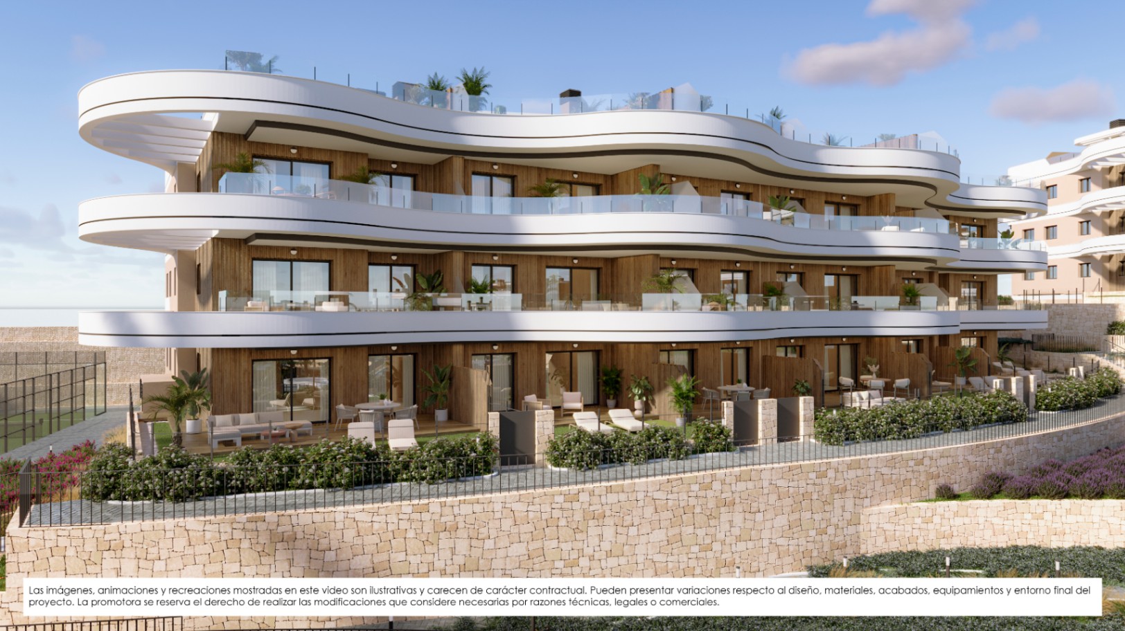 Apartamento nuevo en Finestrat con 2 habitaciones y piscina comunitaria