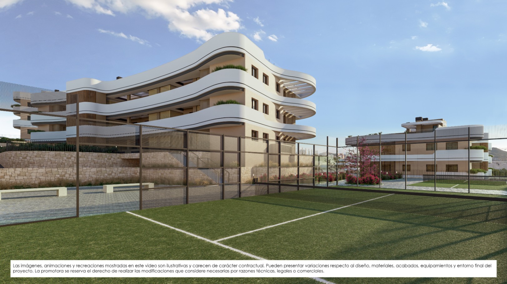 Apartamento nuevo en Finestrat con 2 habitaciones y piscina comunitaria