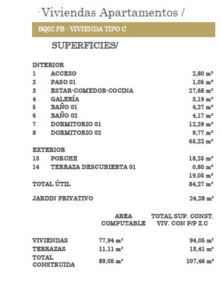 Apartamento nuevo en Finestrat con 2 habitaciones y piscina comunitaria