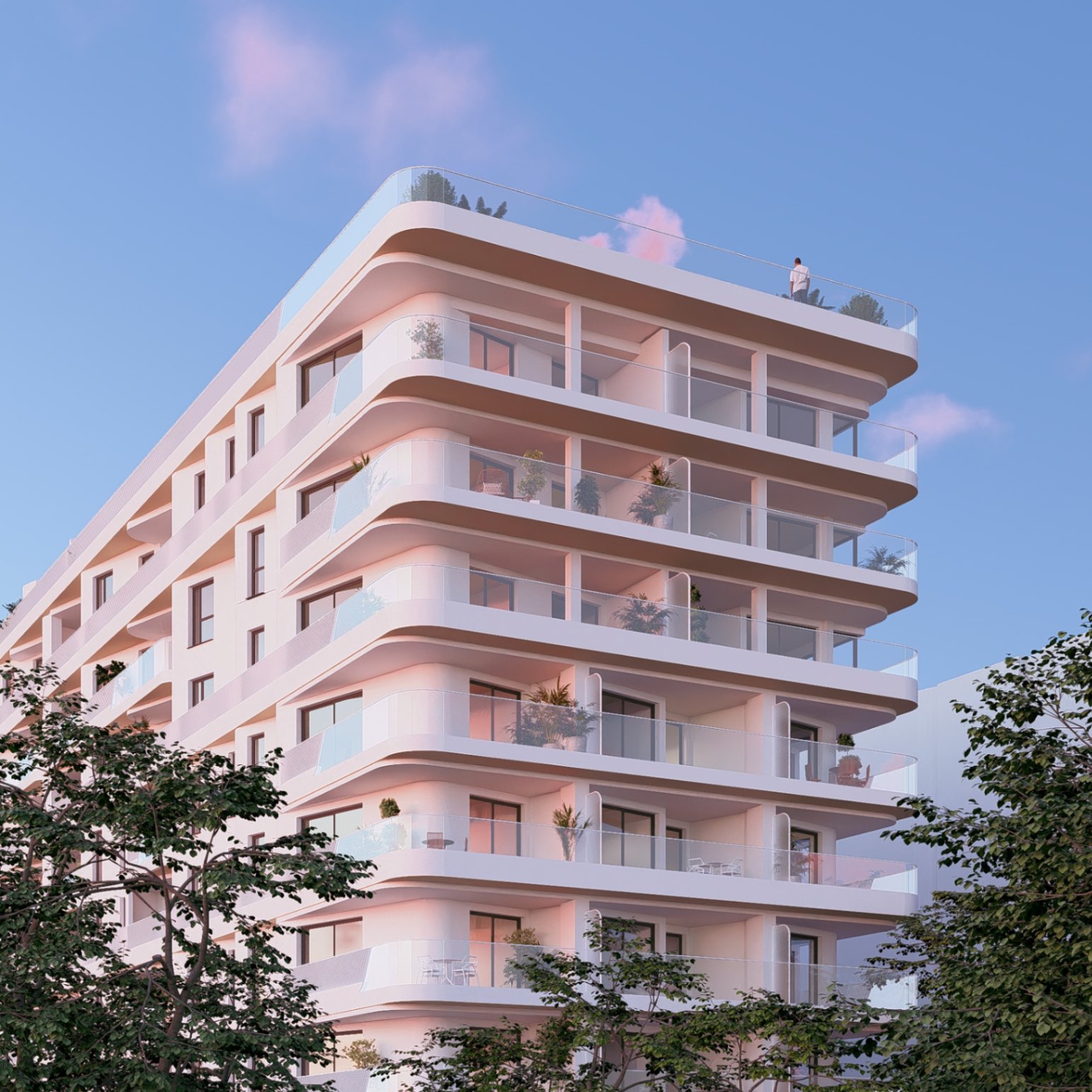 Wohnung zu verkaufen mit 73 m², Terrasse und Gemeinschaftspool.