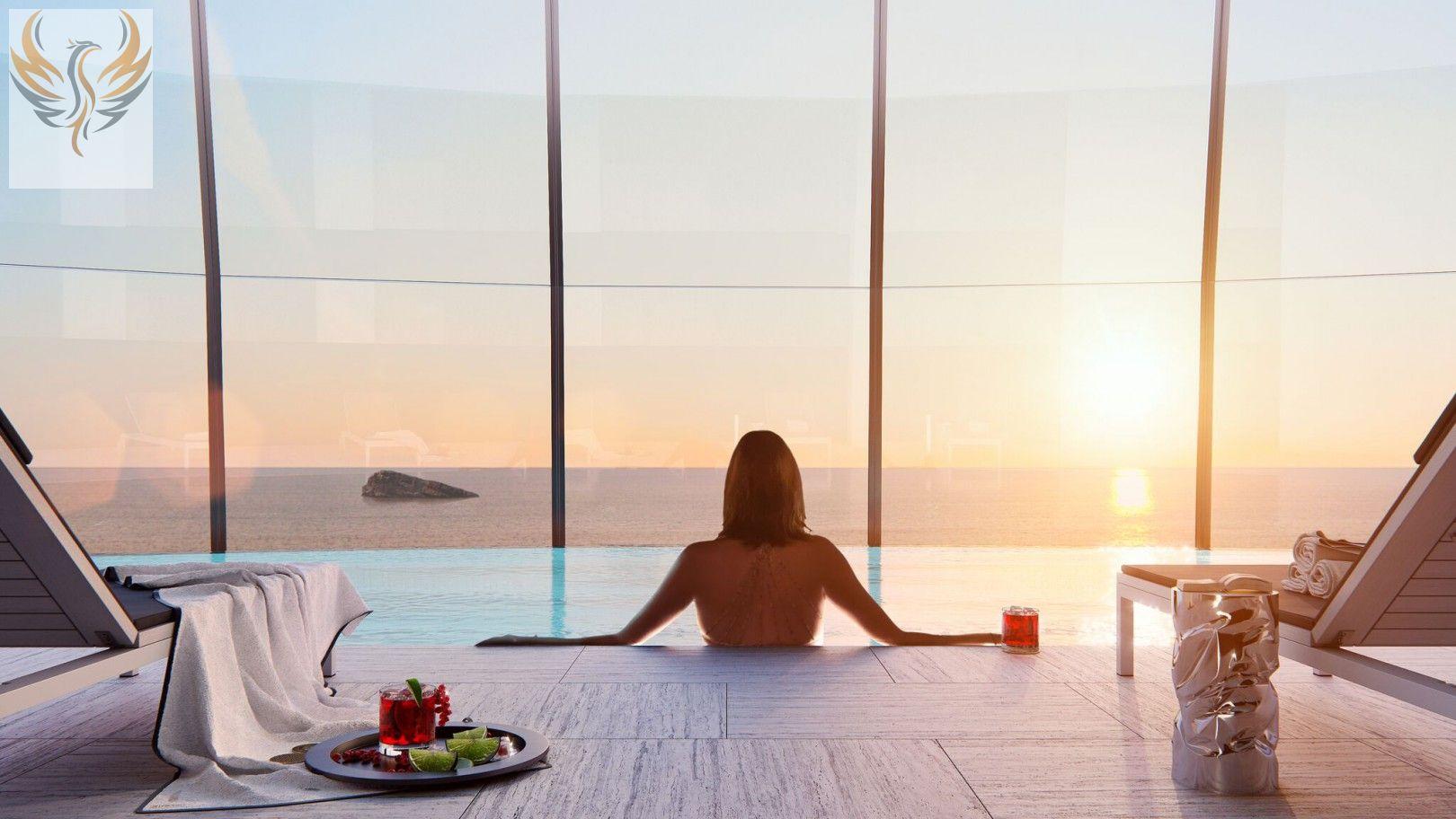 Appartement avec une vue magnifique sur la mer.