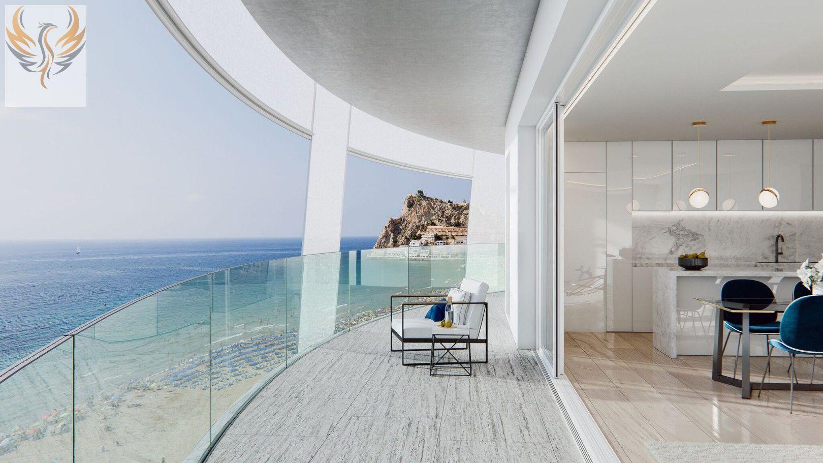 Appartement avec une vue magnifique sur la mer.
