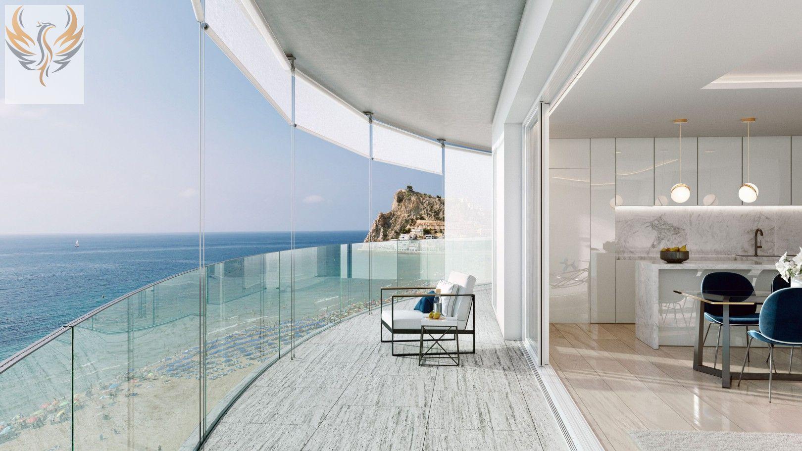 Appartement avec une vue magnifique sur la mer.