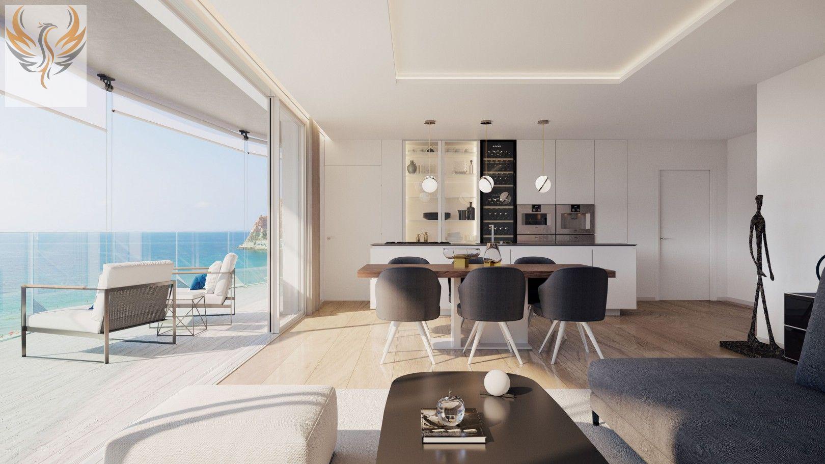 Appartement avec une vue magnifique sur la mer.
